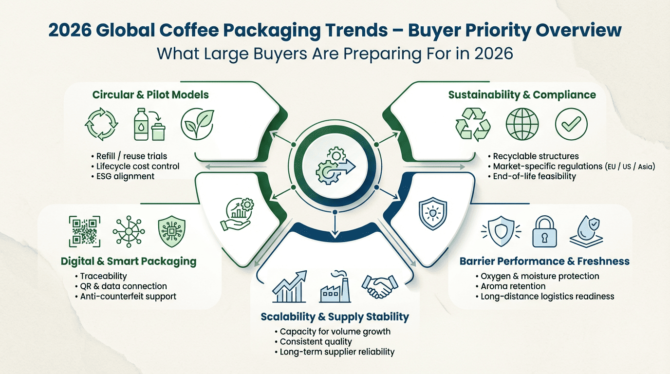 2026 Global Coffee Packaging Trends Buyer Priority Overview 2026 Global Coffee Packaging Trends Buyer Priority Overview